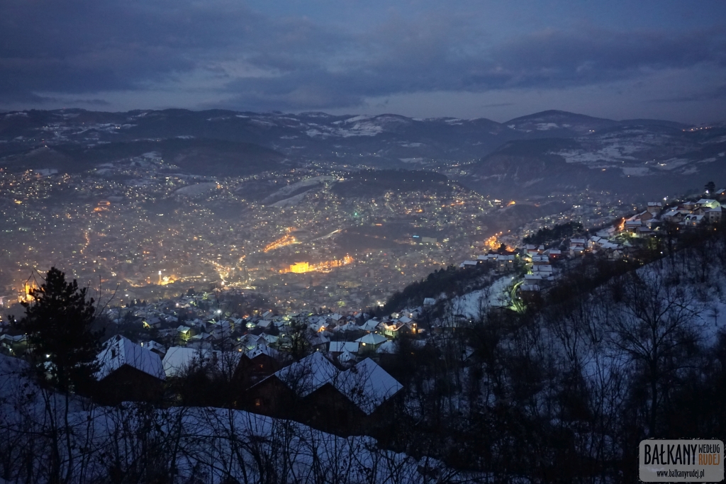 Sarajevo by night