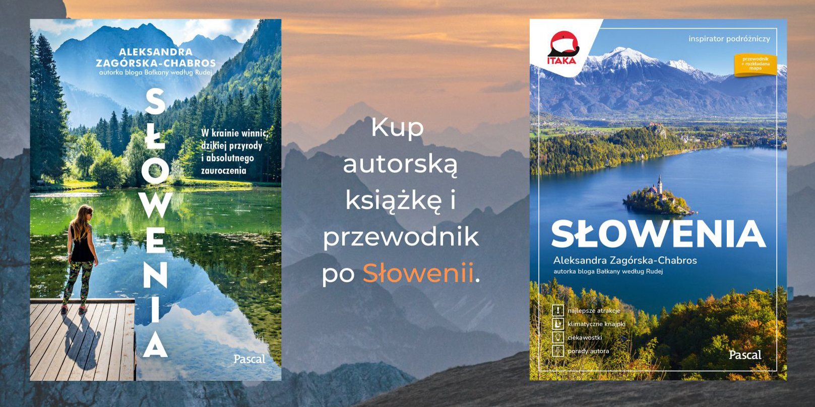 Kup autorską książkę i przewodnik po Słowenii